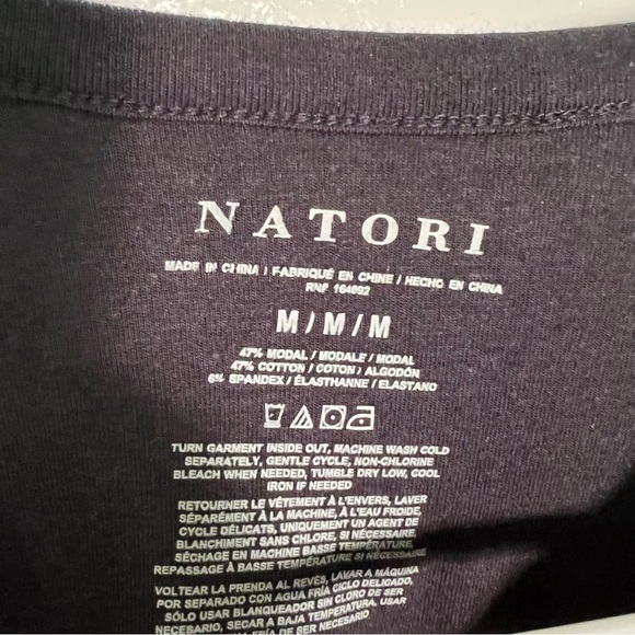 Natori Animal Print Long Sleeve T-Shirt M - Picture 11 of 11